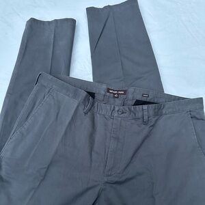 Michael Kors Men's Cotton Gray Pants ~ New with Tags ~ 38 Slim Fit